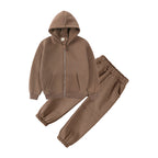 Ensemble sweat à capuche et pantalon en coton