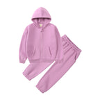 Ensemble sweat à capuche et pantalon en coton