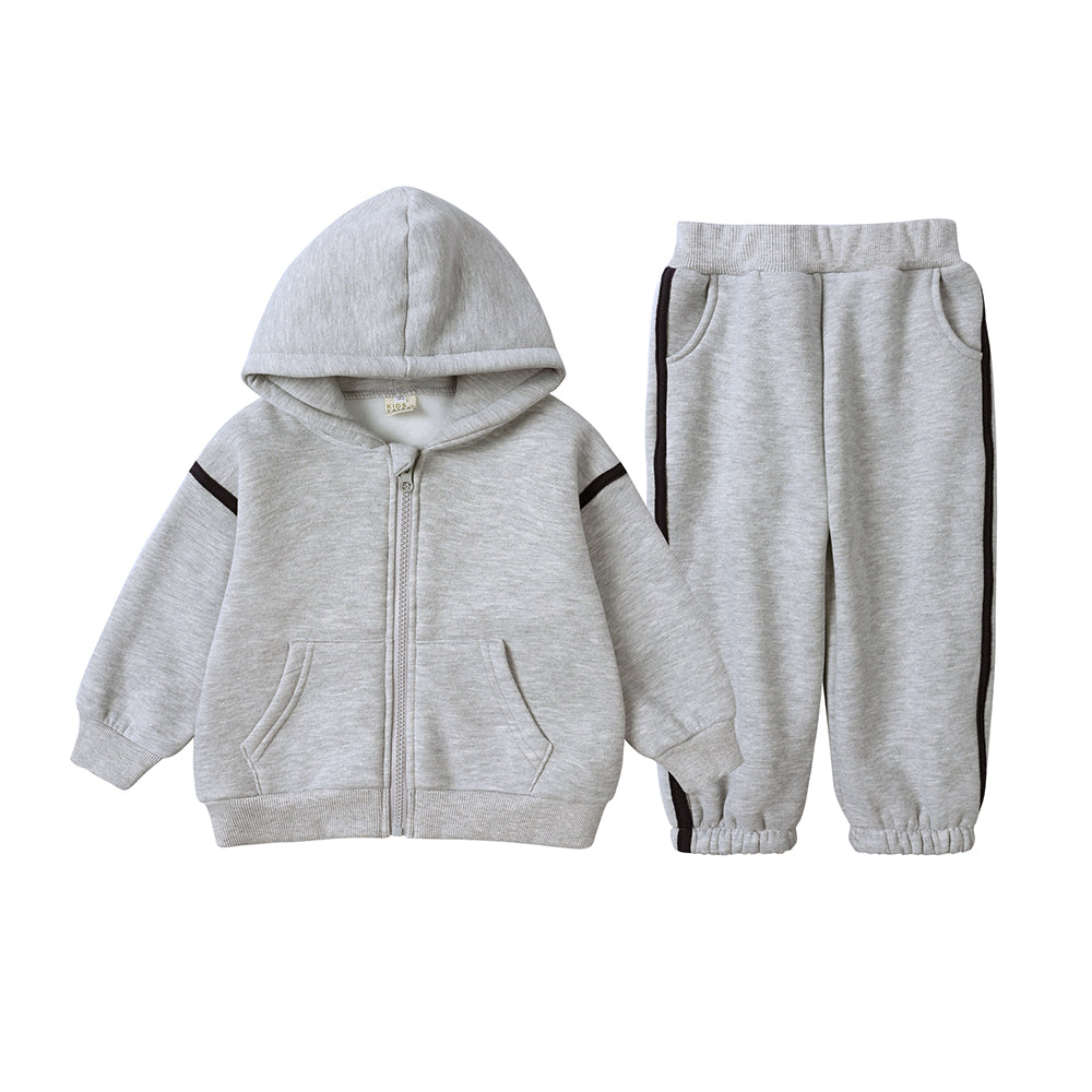 Ensemble enfant à capuche et pantalon en coton