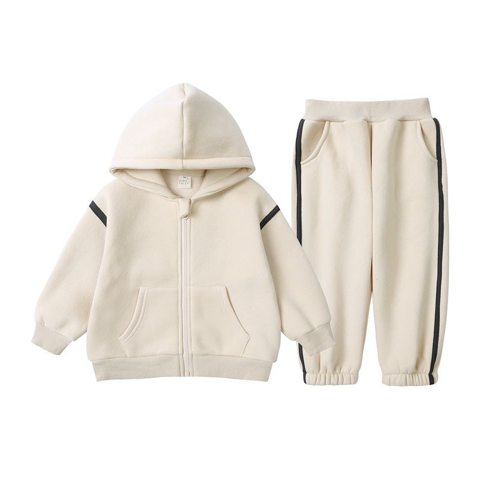 Ensemble enfant à capuche et pantalon en coton
