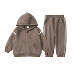 Ensemble enfant à capuche et pantalon en coton