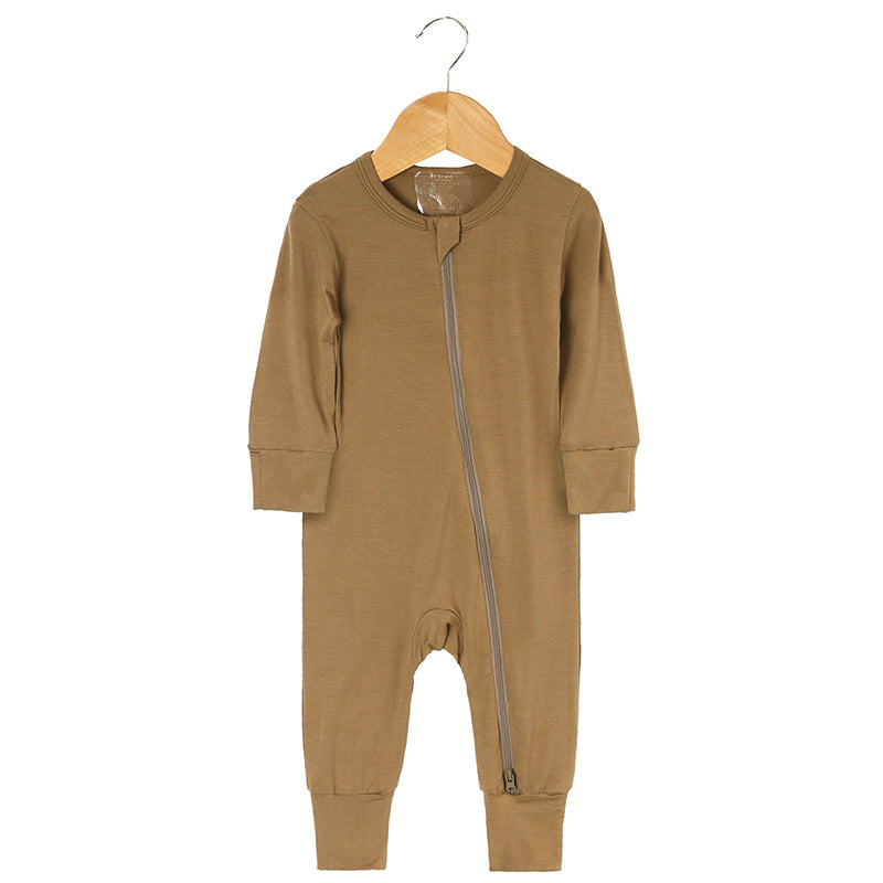 Pyjama bébé zippé en viscose de bambou