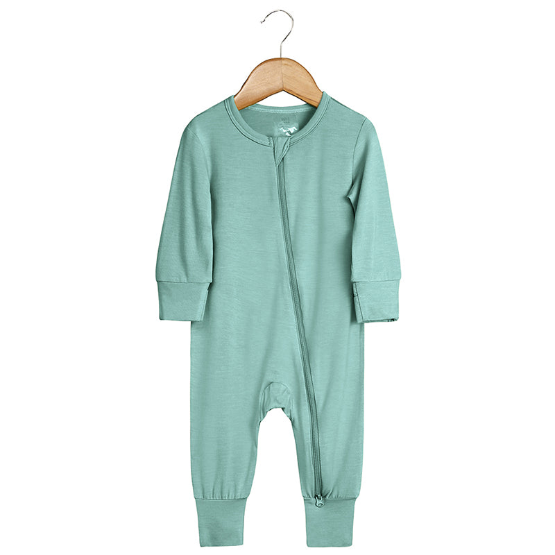 Pyjama bébé zippé en viscose de bambou
