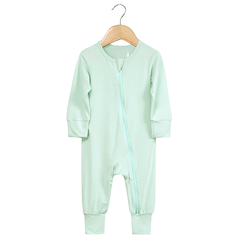Pyjama bébé zippé en viscose de bambou
