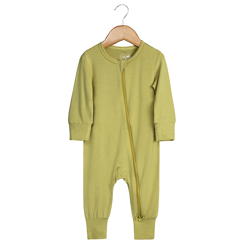 Pyjama bébé zippé en viscose de bambou