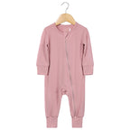 Pyjama bébé zippé en viscose de bambou