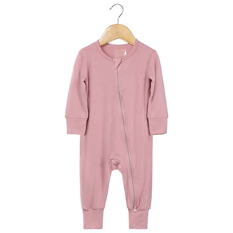 Pyjama bébé zippé en viscose de bambou