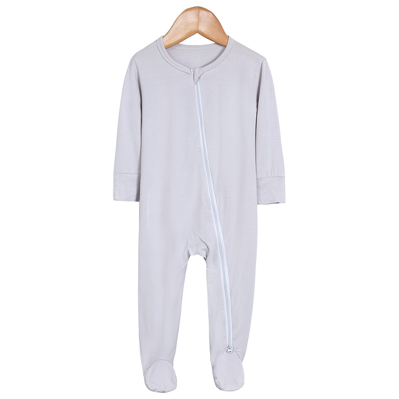 Pyjama bébé à pieds en viscose de bambou