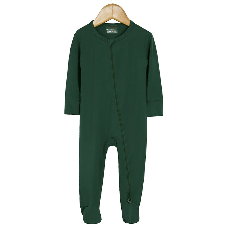 Pyjama bébé à pieds en viscose de bambou
