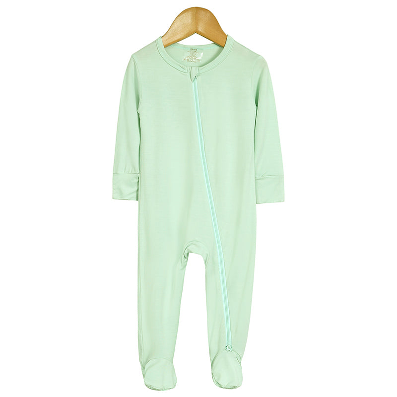Pyjama bébé à pieds en viscose de bambou