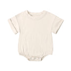 Body bébé manches courtes en viscose de bambou