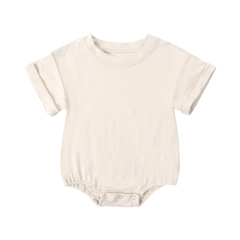 Body bébé manches courtes en viscose de bambou