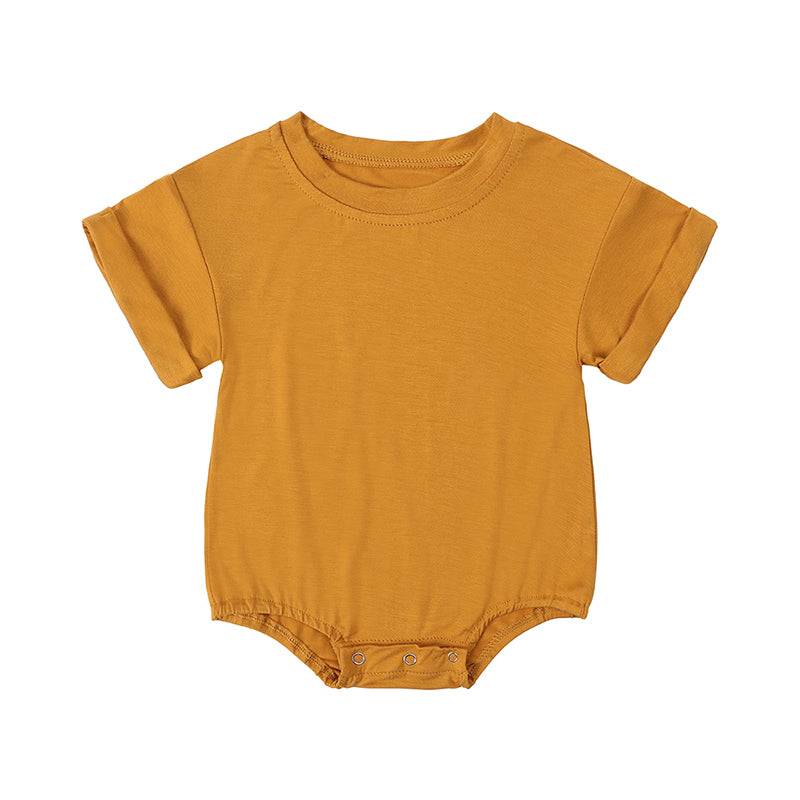 Body bébé manches courtes en viscose de bambou