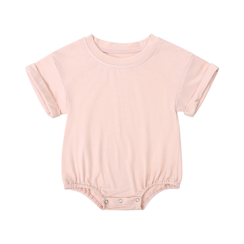Body bébé manches courtes en viscose de bambou