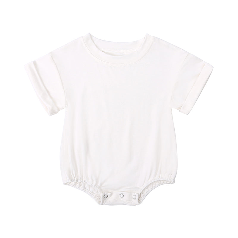 Body bébé manches courtes en viscose de bambou