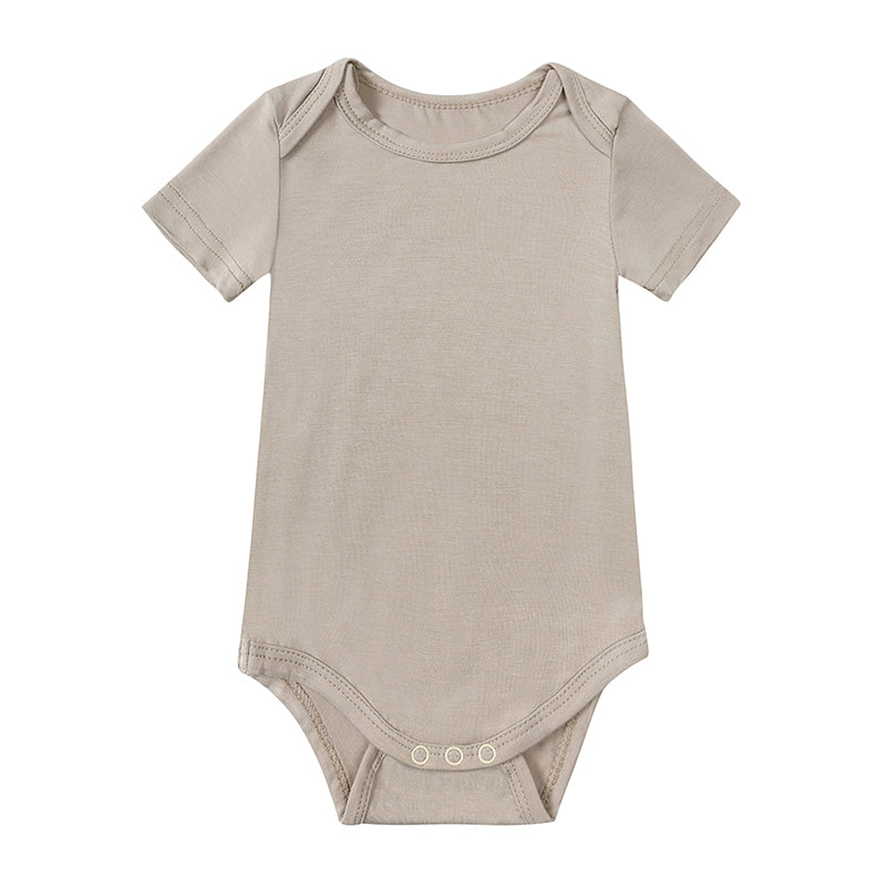 Body bébé manches courtes en viscose de bambou