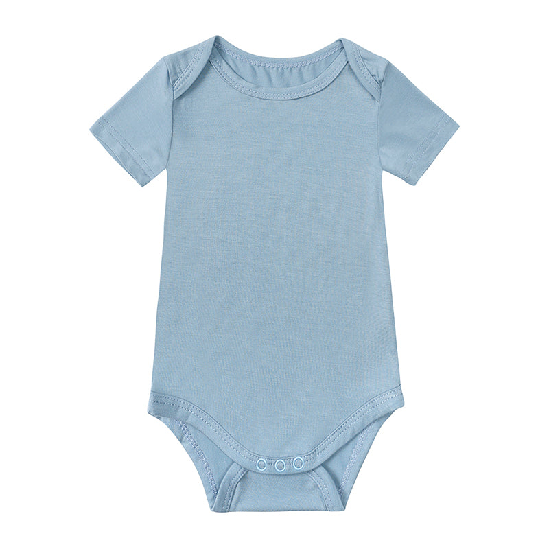 Body bébé manches courtes en viscose de bambou