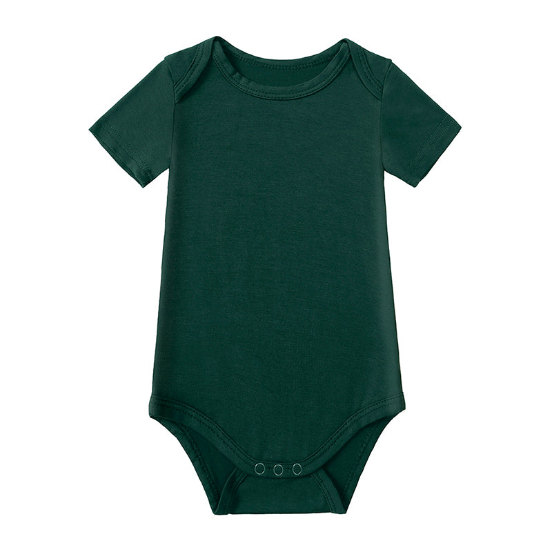 Body bébé manches courtes en viscose de bambou