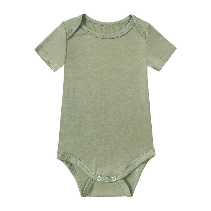 Body bébé manches courtes en viscose de bambou