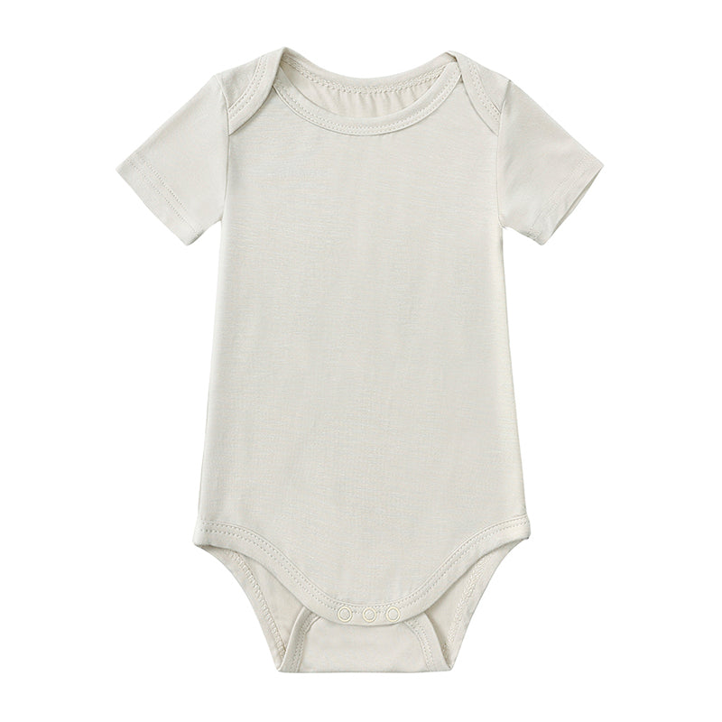 Body bébé manches courtes en viscose de bambou