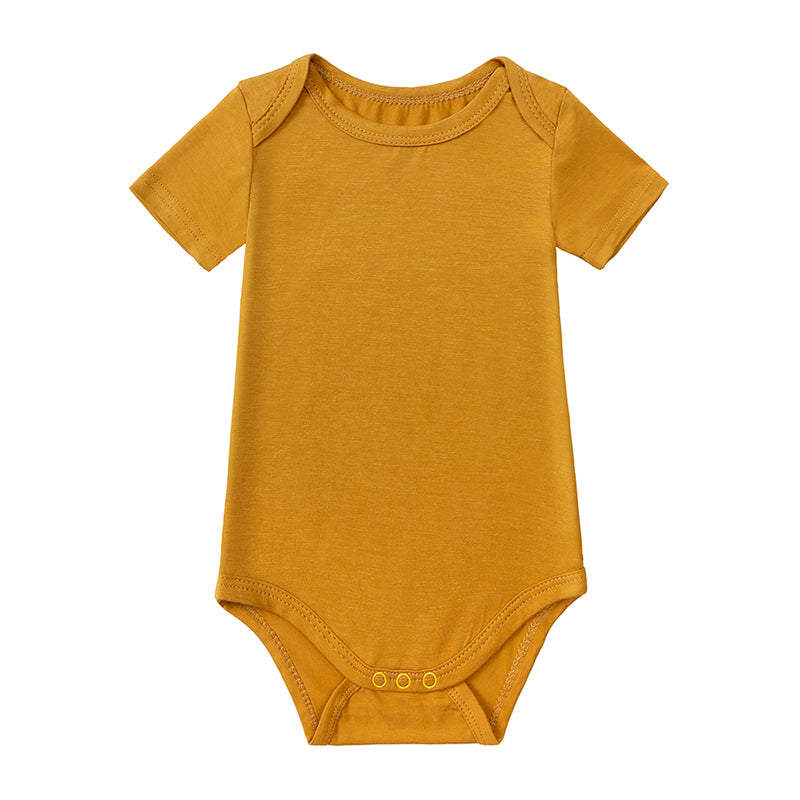Body bébé manches courtes en viscose de bambou