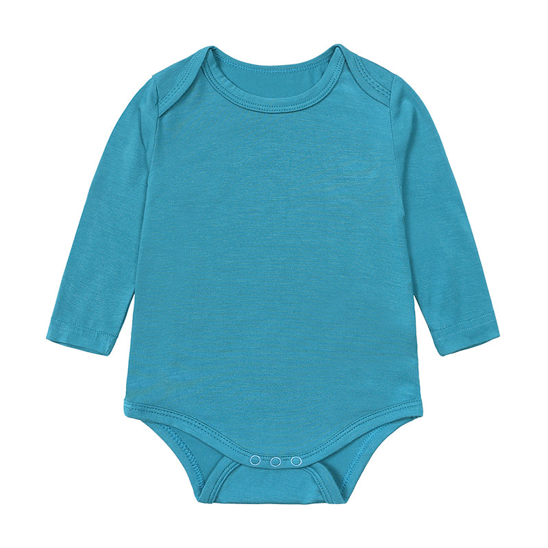 Body bébé manches longues en viscose de bambou