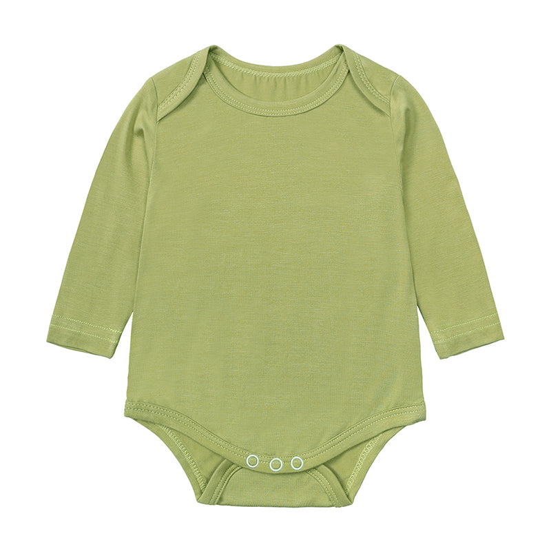 Body bébé manches longues en viscose de bambou