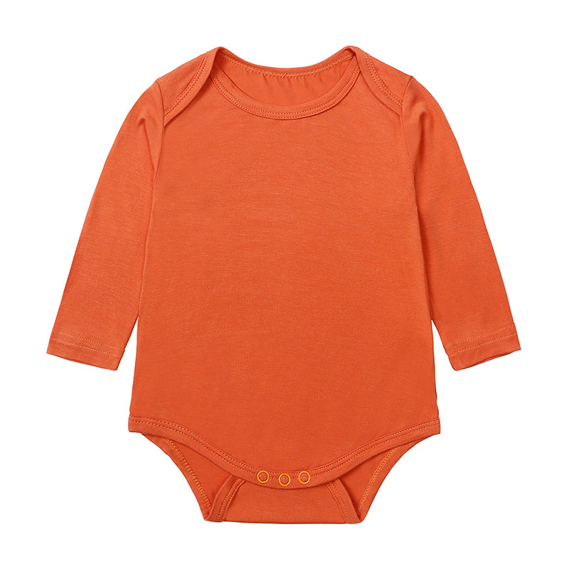 Body bébé manches longues en viscose de bambou