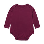 Body bébé manches longues en viscose de bambou