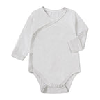 Body bébé croisé à manches longues en viscose de bambou