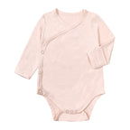 Body bébé croisé à manches longues en viscose de bambou