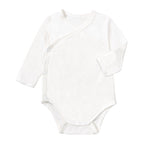 Body bébé croisé à manches longues en viscose de bambou
