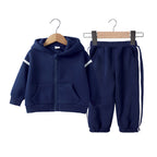 Ensemble enfant à capuche et pantalon en coton