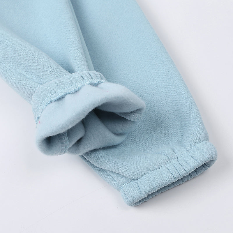 Ensemble sweat à capuche et pantalon en coton