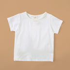 T-shirt bébé et enfant à manches longues en viscose de bambou