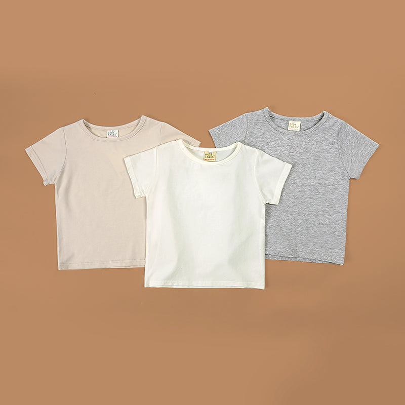 T-shirt bébé et enfant à manches longues en viscose de bambou