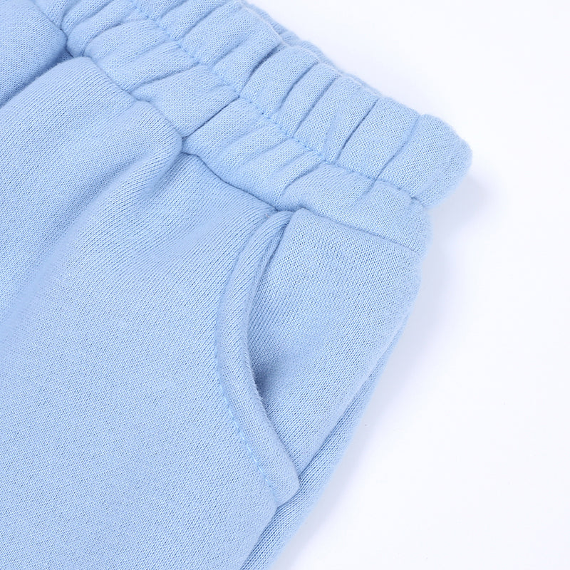 Ensemble bébé et enfant à capuche en coton