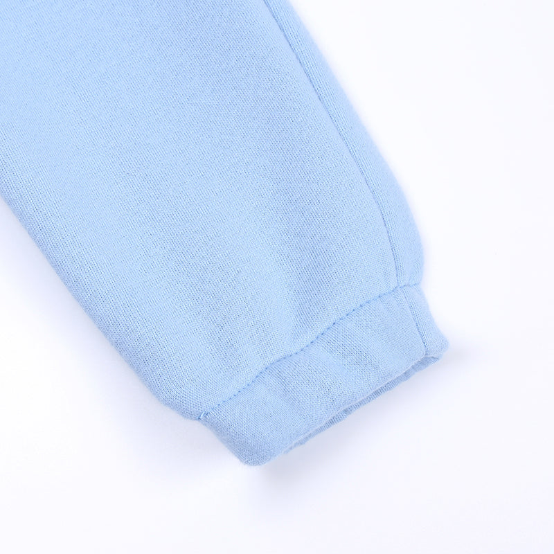Ensemble bébé et enfant à capuche en coton