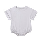 Body bébé manches courtes en viscose de bambou