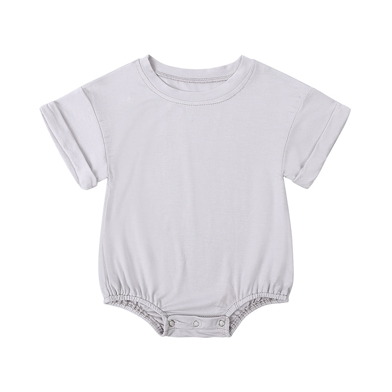 Body bébé manches courtes en viscose de bambou