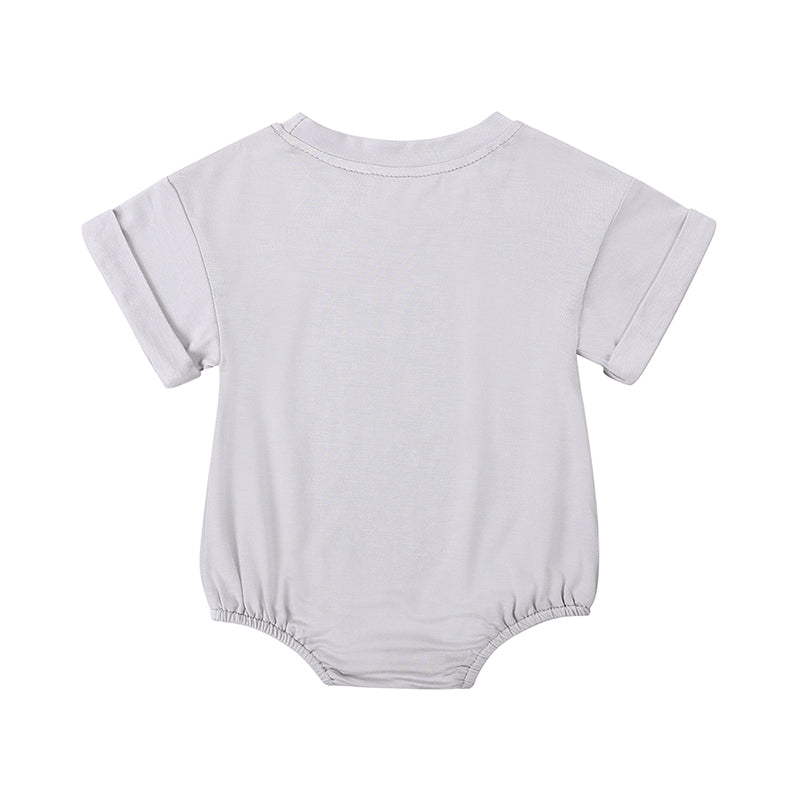 Body bébé manches courtes en viscose de bambou