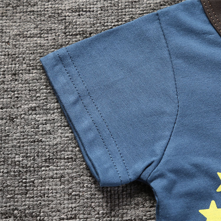 T-shirt bébé et enfant à manches courtes imprimé en coton