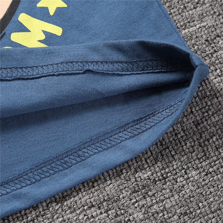 T-shirt bébé et enfant à manches courtes imprimé en coton