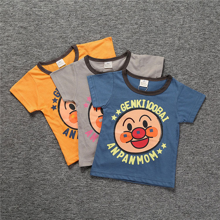 T-shirt bébé et enfant à manches courtes imprimé en coton