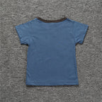 T-shirt bébé et enfant à manches courtes imprimé en coton