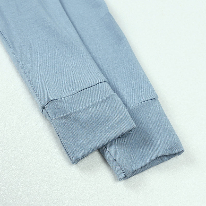 Pyjama bébé zippé en viscose de bambou