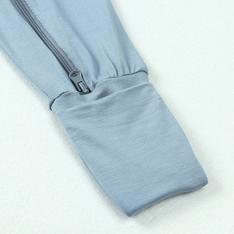 Pyjama bébé zippé en viscose de bambou