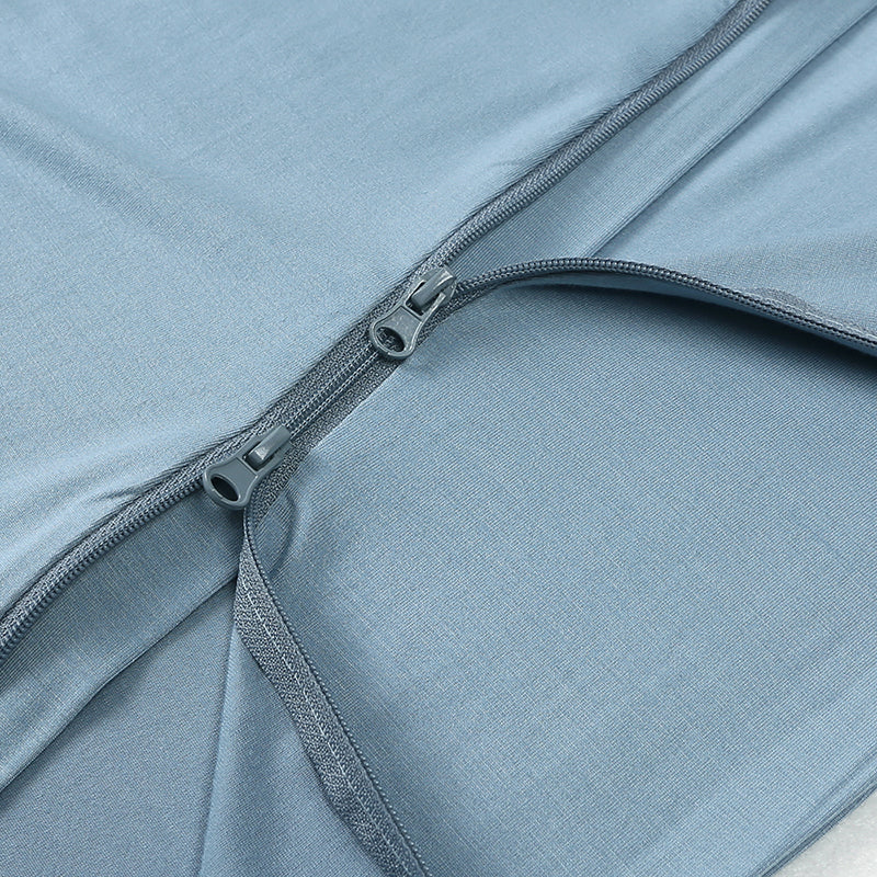 Pyjama bébé zippé en viscose de bambou