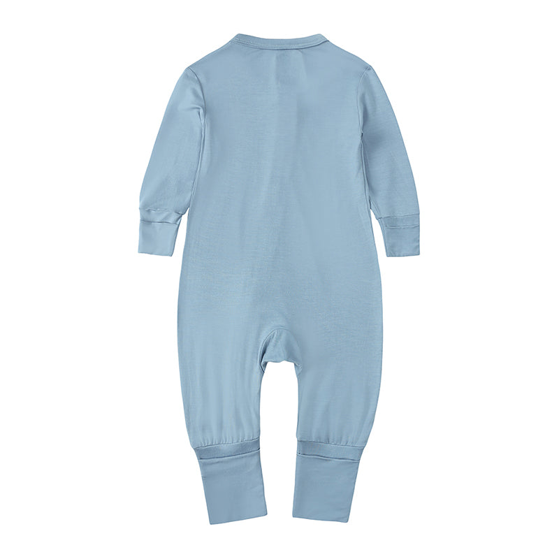 Pyjama bébé zippé en viscose de bambou