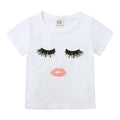 Kid's cotton T-shirt with face print